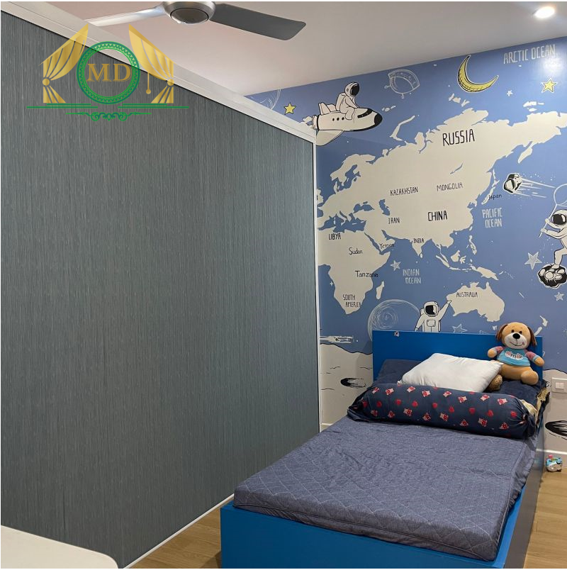 Rèm vách ngăn tổ ong phòng ngủ